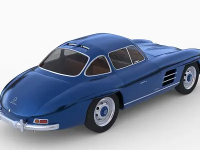 Mercedes benz 300 SL Free 3D model