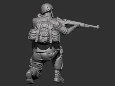 USA Vietnam Soldier 8 3D print model