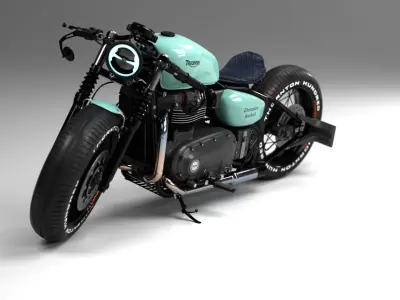 Triumph cafe racer 3D model