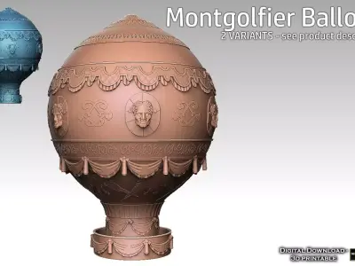 Montgolfier Balloon 3D print model
