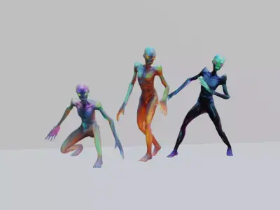 Cosmic Alien 3D Model 3D model