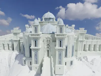 Castle 3D Model - Detailed 3D Castle Model 3D model