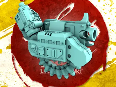 Arm and body upgrades for Covenant Mecha 3D print model