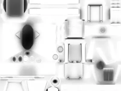 tank turret ready for game  Low-poly 3D model