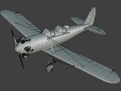 Ryan PT-22 Recruit  Free 3D model