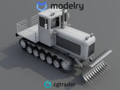 Snow Groomer 3D model