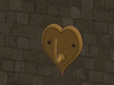 Wall hanger Free 3D model purchase