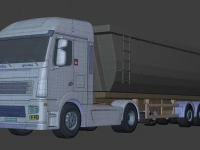 Generic  Tipping - Dump- Construction Truck 3D model