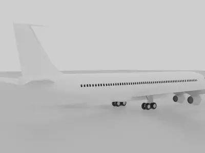 Boeing 707-320B 3D model