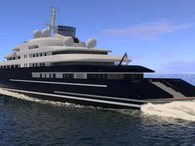 Polo Superyacht Dynamic Simulation 3D model