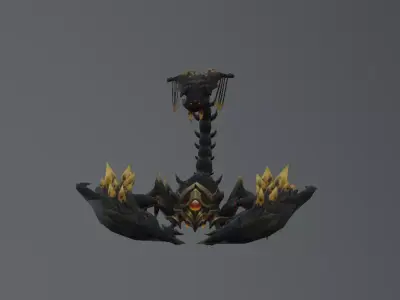 Dark Scorpio Low-poly 3D model