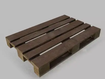 Pallet wooden Low-poly 3D model purchase