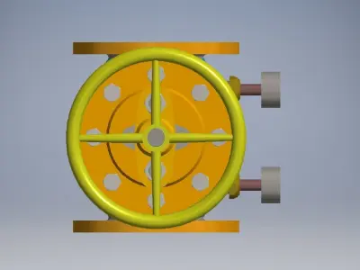 STEAM STOP VALVE 3D model