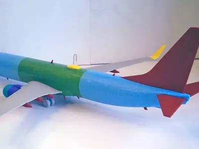171213 Model kit Boeing 737-900 Sharklet Down 3D print model