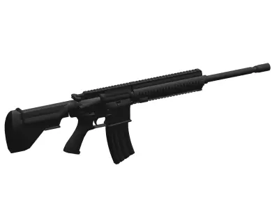 M416 rifle 3D model purchase