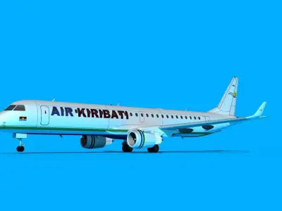 Embraer Emb-190 Air Kiribati 3D model