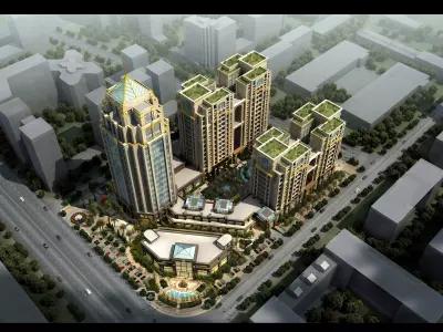 Office Building 3D model 15