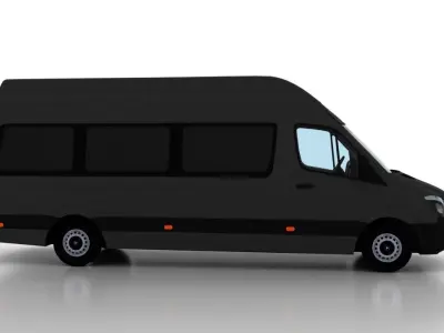 Mercedes Benz Sprinter L3H3 2015 Passenger UK 3D model