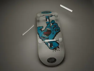 Santa Cruz Skate Board 3D model