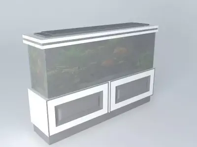 Aquarium fish tank Free 3D model