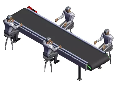 Chip Conveyor  3D model