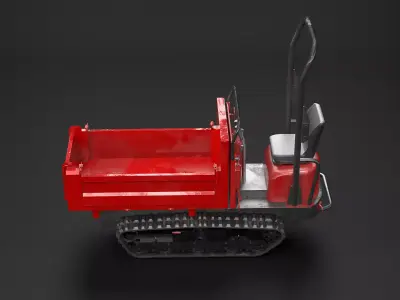 Yanmar C-12R Compact Tracked Carrier 3D model