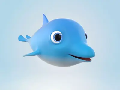 Dolphin 3D model