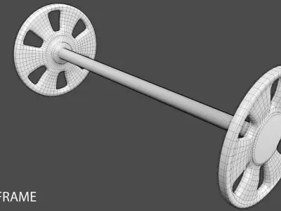 Metal Wheel 1 3D model
