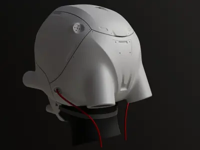 Sci-Fi helmet Free 3D model