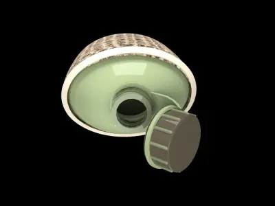 war water bottle  3D model
