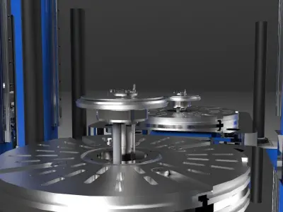Tyre Press Machine Free 3D model