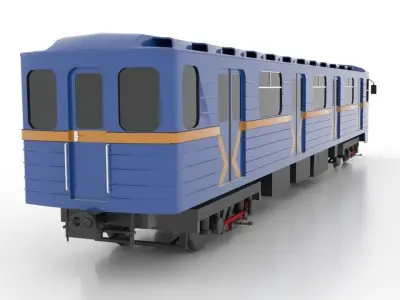 Subway Train 81-7080 1st Generation Low 3D Model Pack