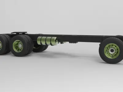 Chassis for truck 3D model