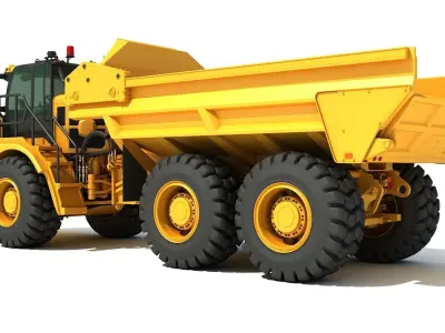 Articulated Truck 3D model