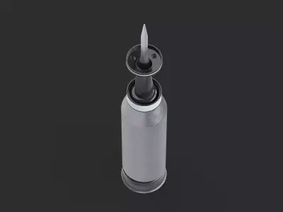 DM63 Round Shell 120MM Low-poly 3D model