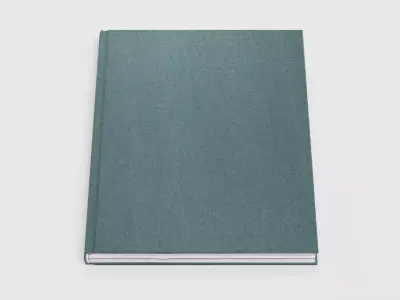 Blank Book V5 - Realistic Publication 3D model