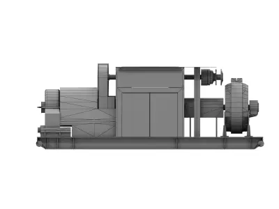 LBU 1200 Low-poly 3D model