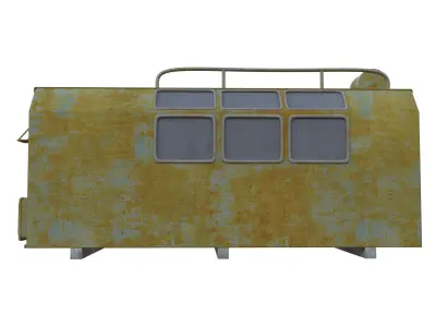  Military Training Wagon 3D model