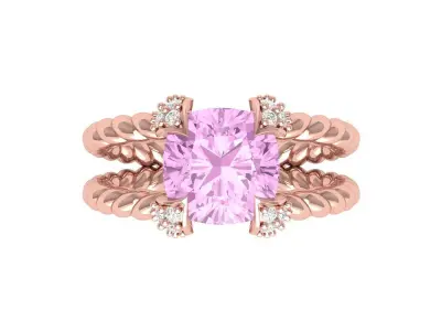 Wedding Ring 3D print model 93
