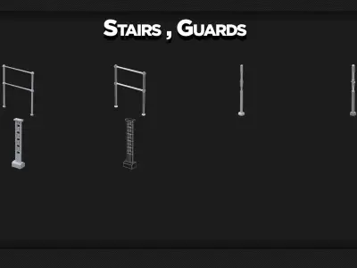 110 Factory Environment Props - KITBASH - VOL 02 3D model