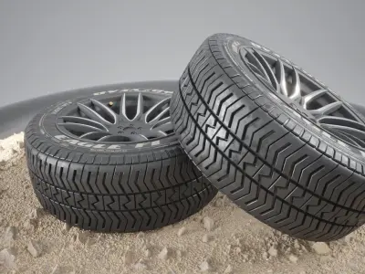 Tire Rim Wheel 3D model