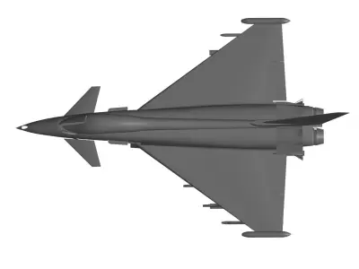 Eurofighter EF-2000 3D model purchase