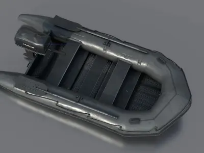 ASSAULT BOAT 3D model