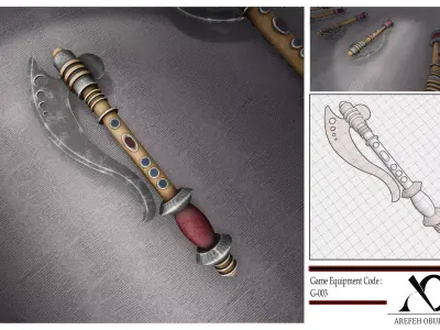 Equipment Game Code G-003 Low-poly 3D model