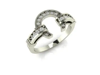 Horseshoe Ring 3D model