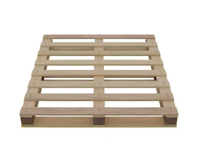 WoodPalletV-01 wooden pallet Low-poly 3D model