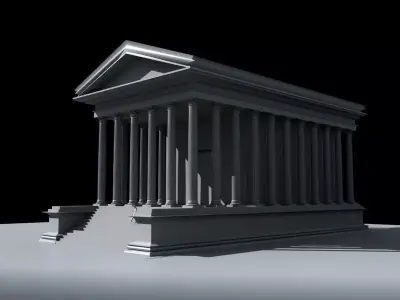 Temple greek 3D model