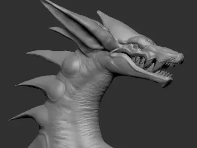 Underwater monster 3D model