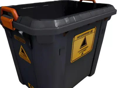 Industrial Storage Container Box 3D model