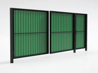 Profiled gate 3D model by railizer